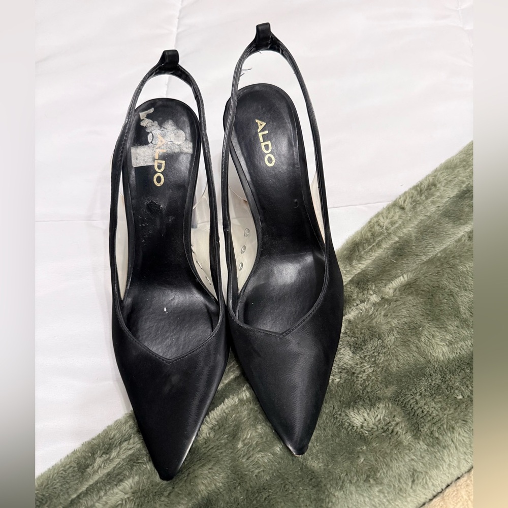 Aldo Elegant Black Pointed Heels